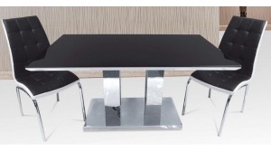 Table à manger Inox 150 x 90x75 cm